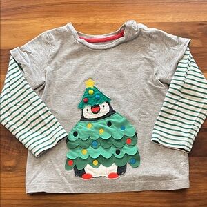 Baby Boden Penguin Holiday Tee